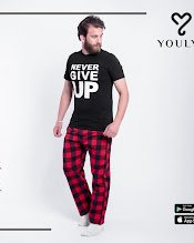 YOULYA Men’s "Never Give Up" Motivation Set - Image 2