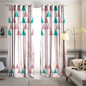 Modern Geometric "Prism" Blackout Curtains